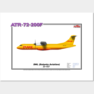 Avions de Transport Régional 72-200 - DHL (Solenta Aviation) (Art Print) Posters and Art